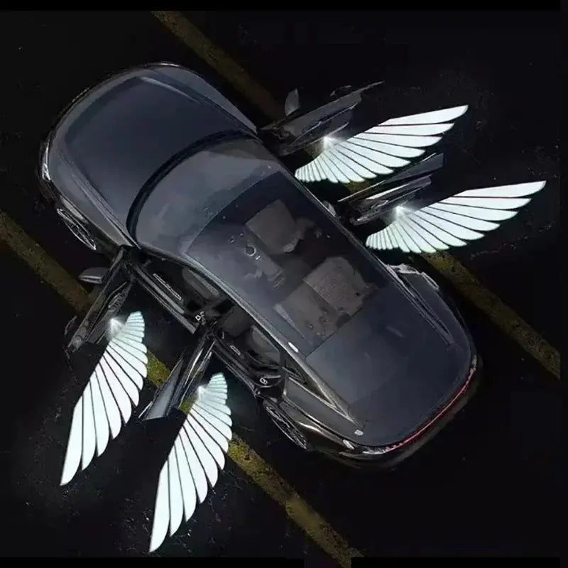 GlowWings™ – Wireless Angel Wings LED Projector Light for Car Doors - GlowWings™